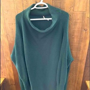Free people green ottoman sweater small